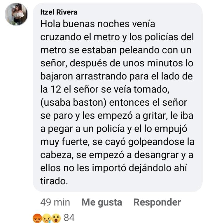 Señalan que hombre murió por accidente en el Metro Los Reyes