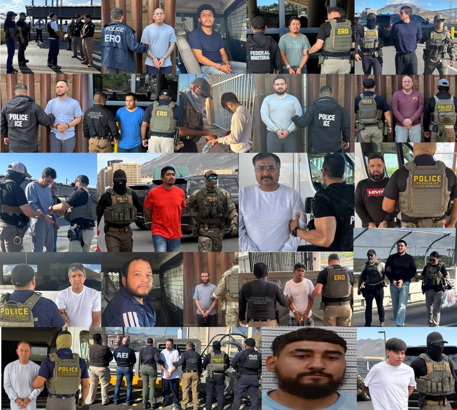 Fugitivos entregados a México por Estados Unidos
