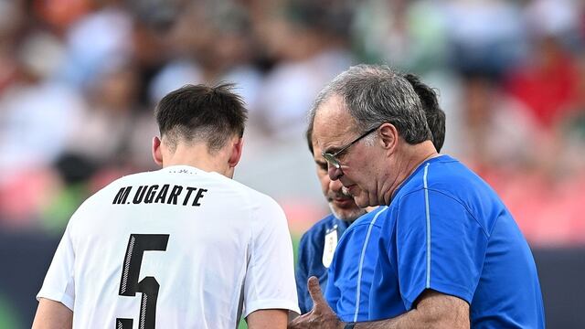 Marcelo Bielsa con Uruguay.