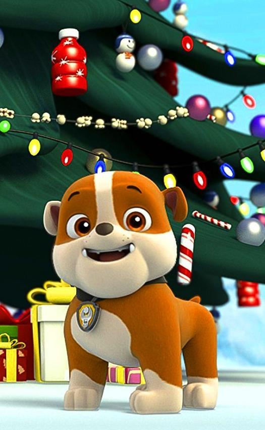 Rubble de Paw Patrol navideño para descargar