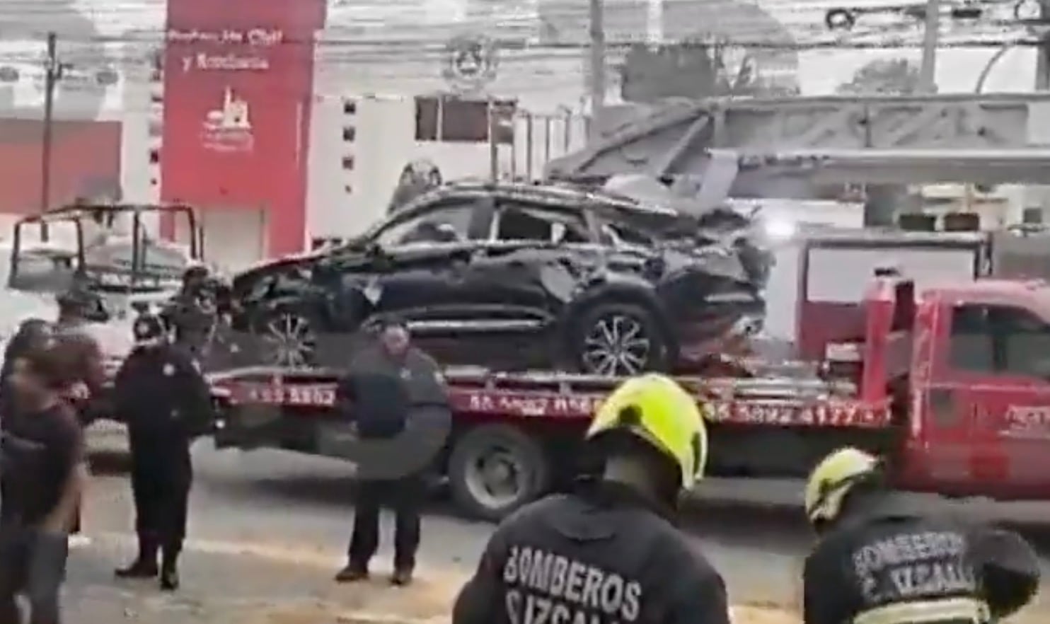 Accidente en autopista Cuautitlán-Tlalnepantla