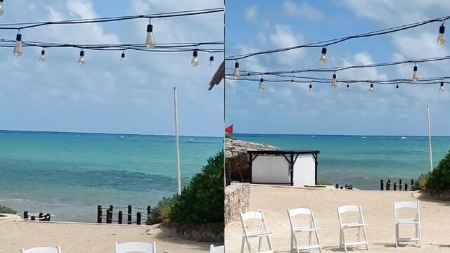 Marea durante el eclipse