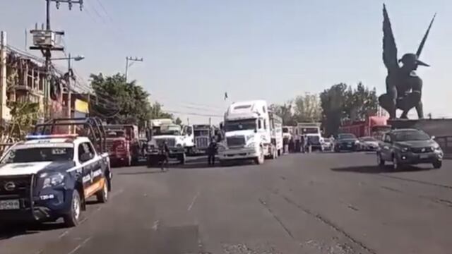 Liberan un carril en autopista México-Pachuca hoy tras bloqueo