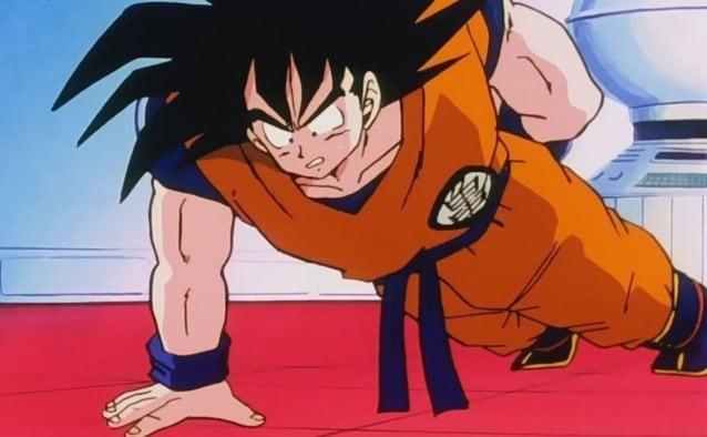 Goku Entrenando