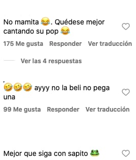 Fans critican a Belinda por andar rapeando.