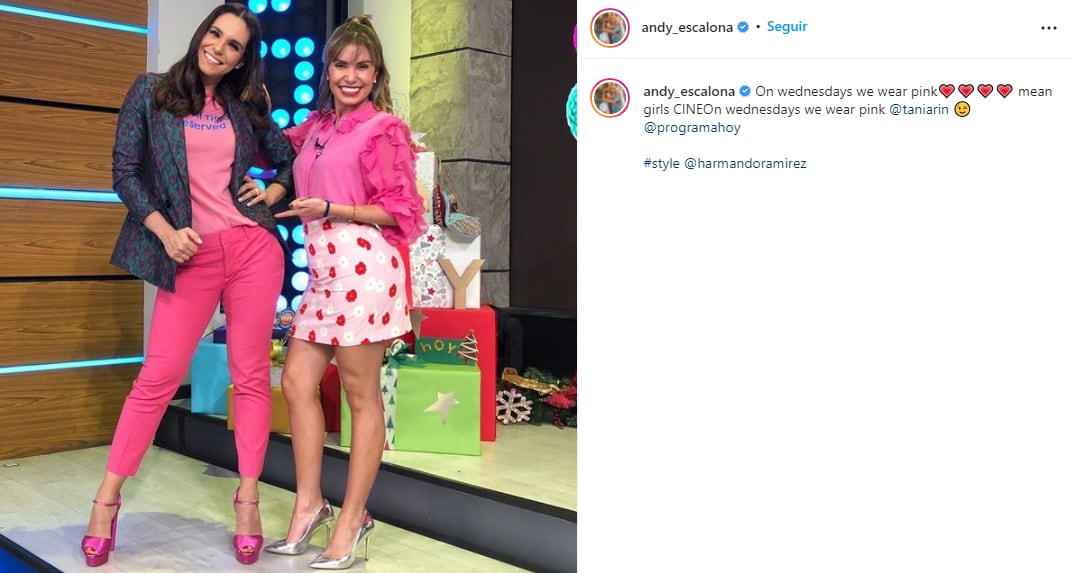 Tania Rincón y Andrea Escalona se visten 'Mean Girls'.