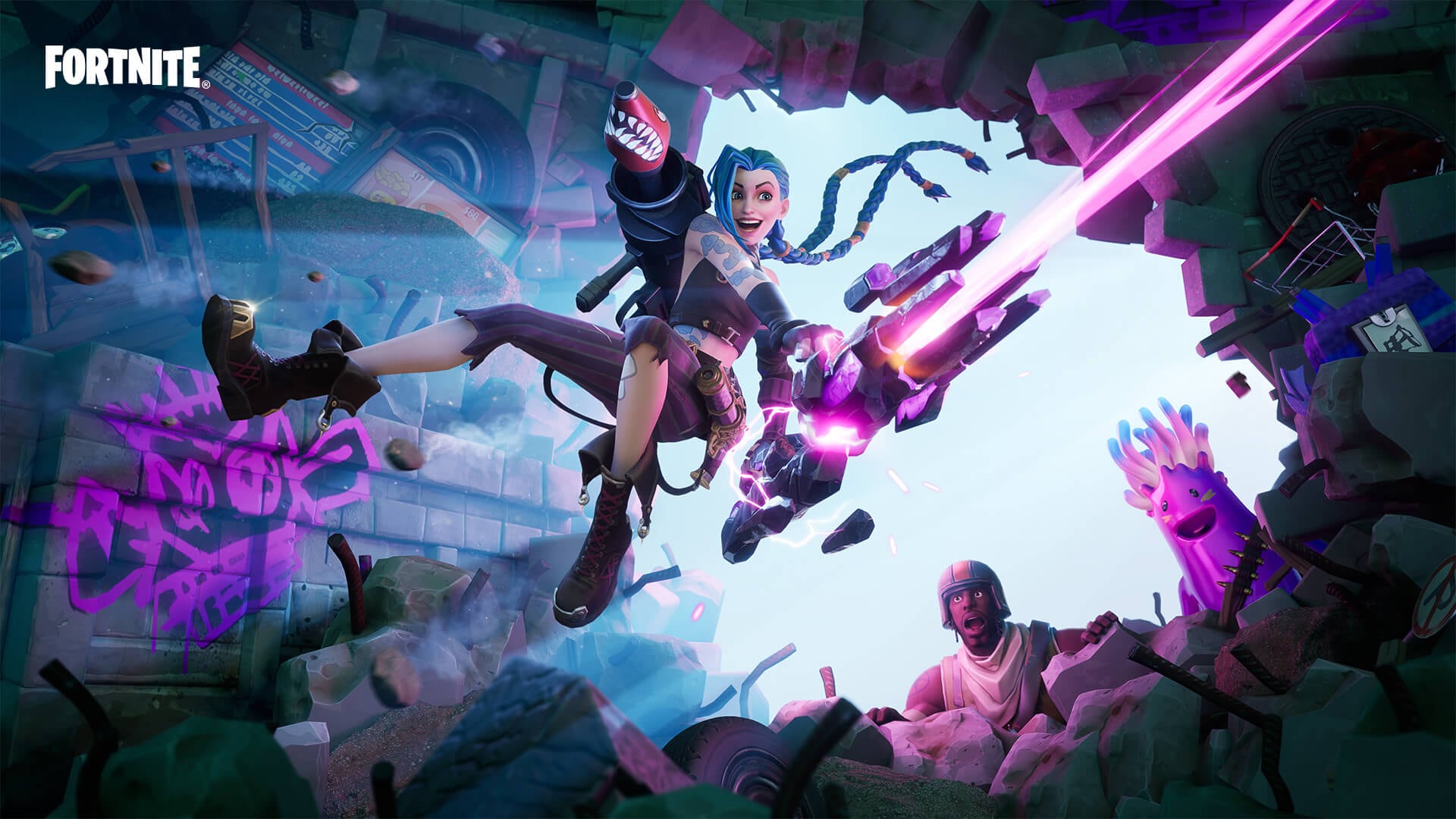 Jinx de 'League of Legends' llega a 'Fortnite'
