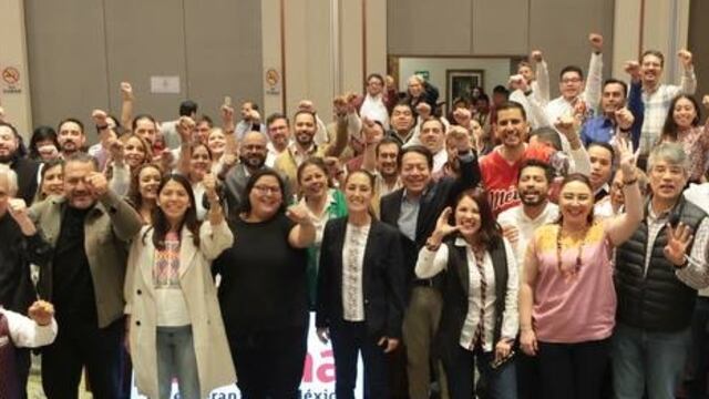 Claudia Sheinbaum se reúne con plana de Morena