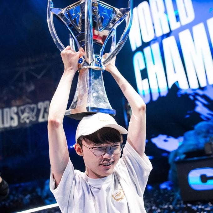 Faker campeón de Worlds 2023