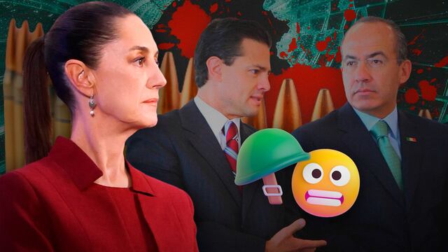 Claudia Sheinbaum critica a Felipe Calderón por guerra contra el narco y Enrique Peña Nieto sale salpicado