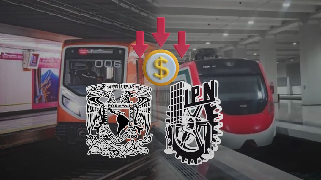 Alumnos de UNAM e IPN exigen tarifa especial en Metro CDMX y Tren Suburbano