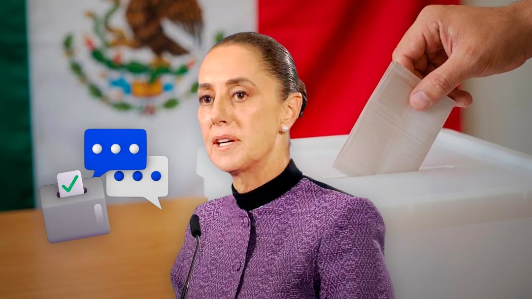 Sheinbaum recurre a la historia para defender la reforma electoral ante críticas