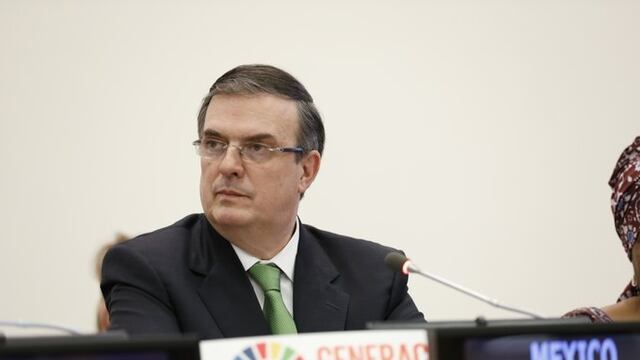 Marcelo Ebrard en Naciones Unidas el 23 de septiembre de 2019
