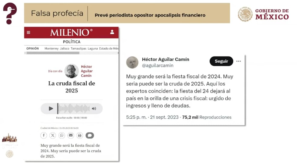 Mentiras de la semana del 27 de septiembre