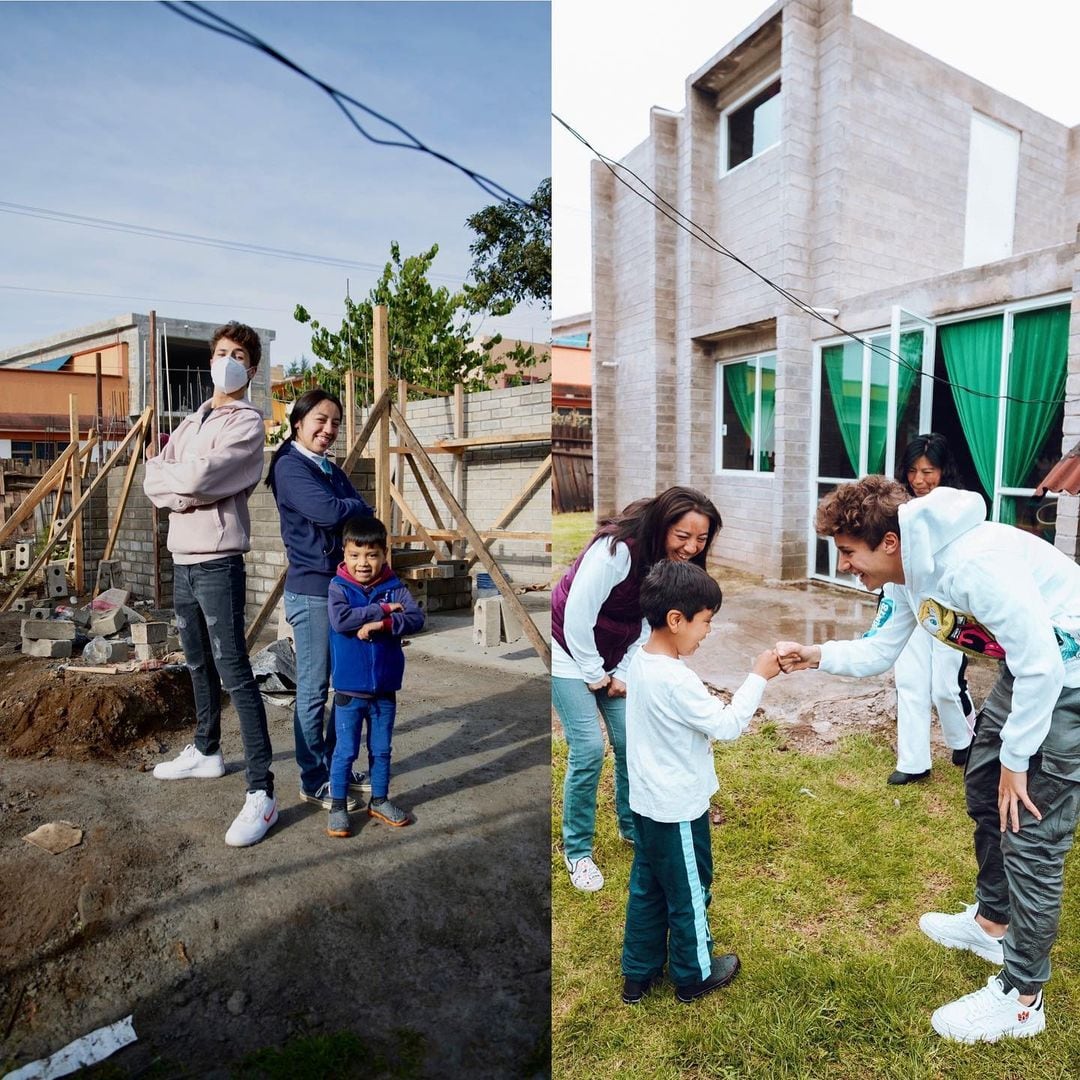 Juanpa Zurita entrega casas