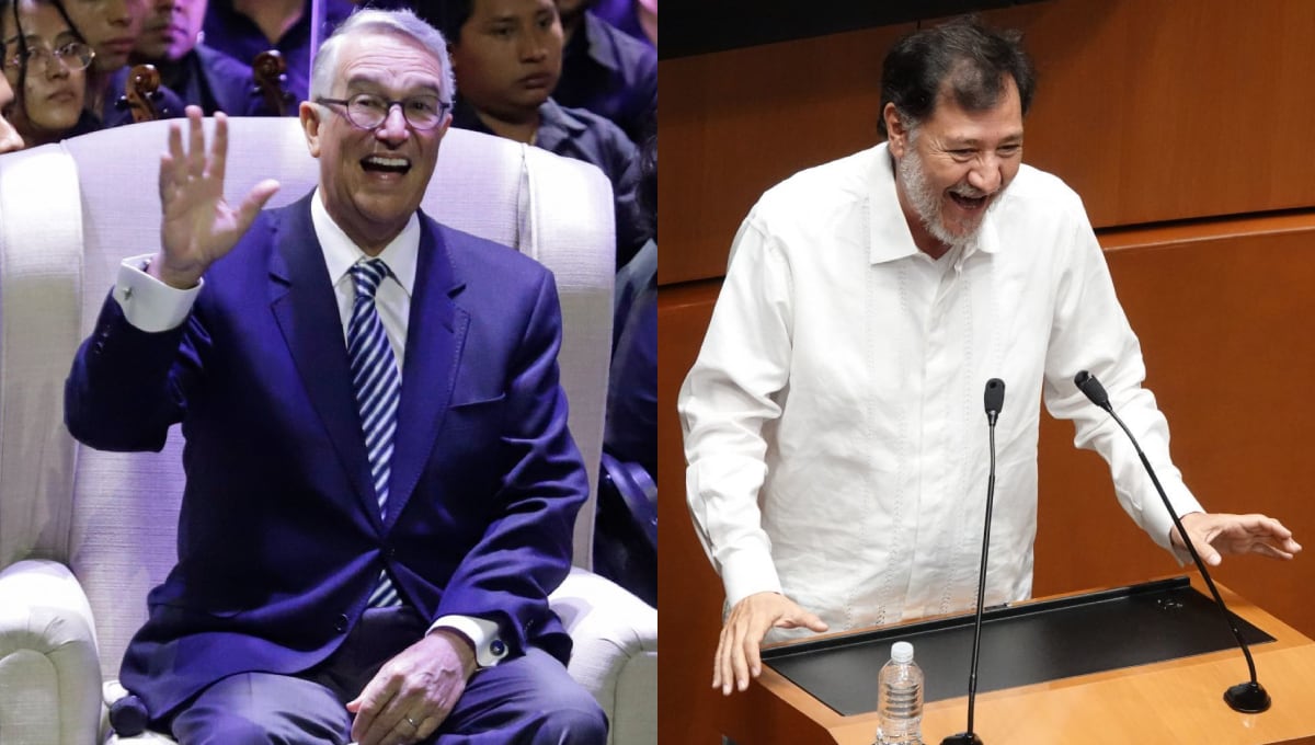 Ricardo Salinas PLiego y Gerardo Fernández Noroña