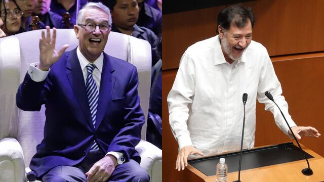 Ricardo Salinas PLiego y Gerardo Fernández Noroña