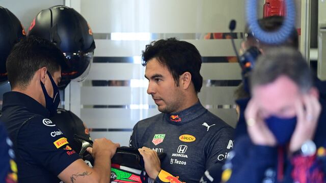 Checo Pérez en el GP de México