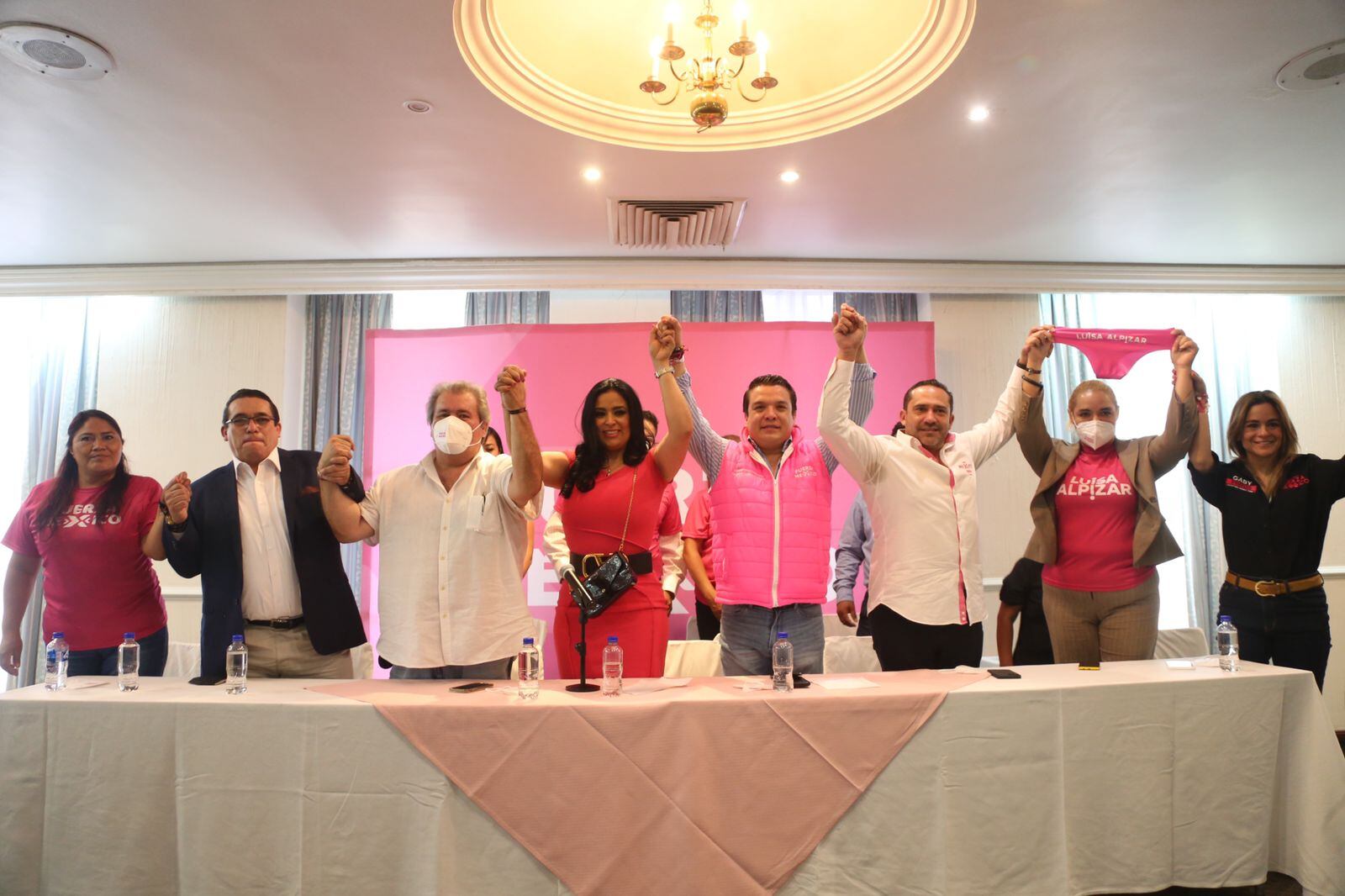 El día de hoy previo a culminar las campañas nos alegra dar a conocer que integrantes del PES, PRD, ELIGE, de Morena, Redes Progresistas y candidatos independientes como #JoséLuisSalcedo por el Distrito V Local, se unen al proyecto ganador en Azcapotzalco de @LuisaAlpizarC
