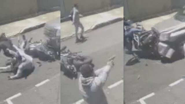 Conductor persigue y atropella a ladrones que le robaron 100 mil pesos al salir del AICM