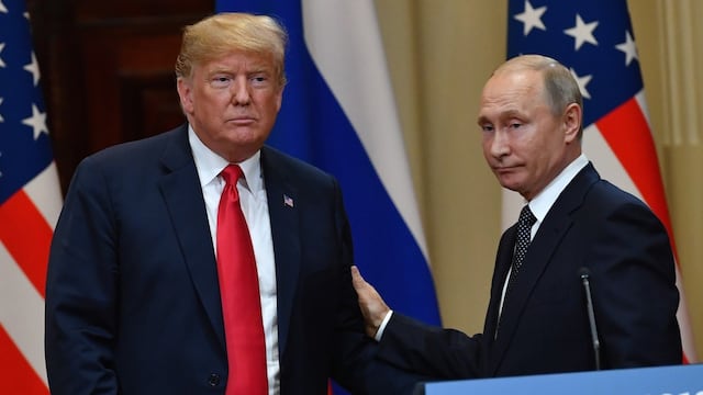 Donald Trump y Vladimir Putin