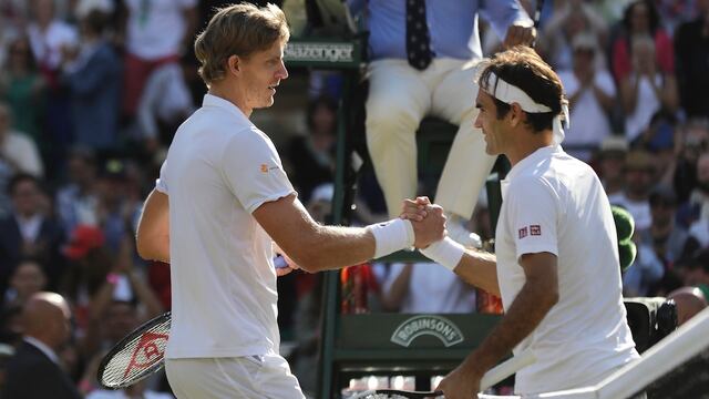 Anderson derrotó a Federer en la cancha 1 del All England Club