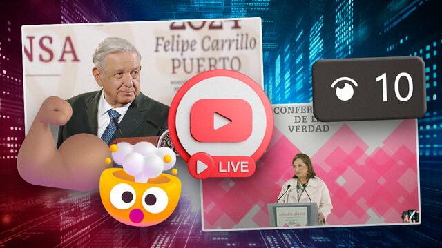 Mañaneras de AMLO y Xóchitl Gálvez se cruzan