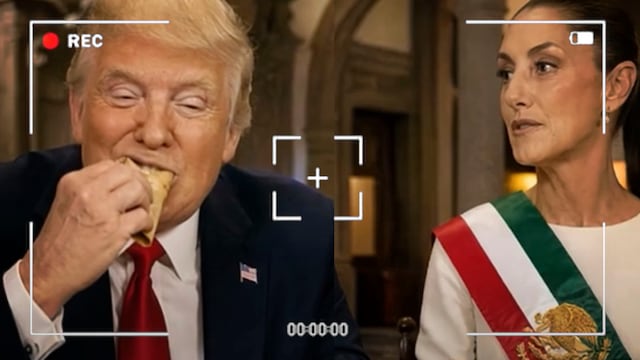 Claudia Sheinbaum aparece en video generado con IA por Trump