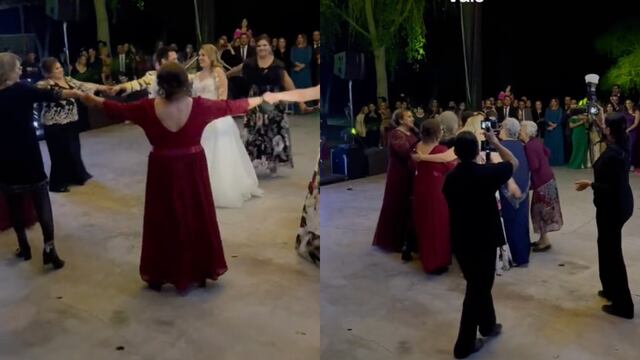 Tías arruinan el vals de una boda