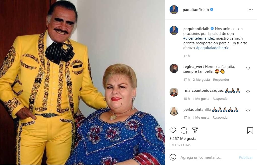 Vicente Fernández y Paquita la del Barrio