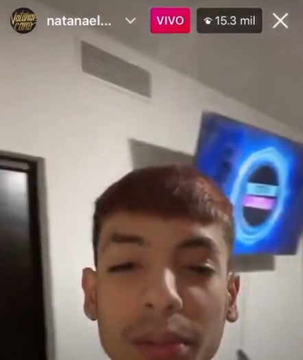 Natanael Cano en Instagram Live