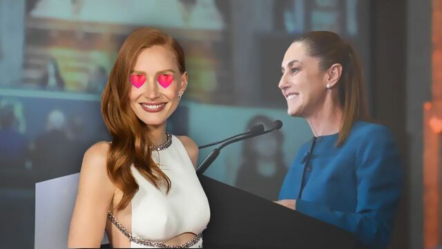 Claudia Sheinbaum inspira a Jessica Chastain