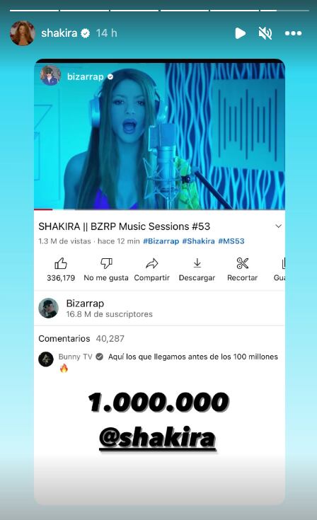 La tiradera de Shakira BZRP a Gerard Piqué es tendencia