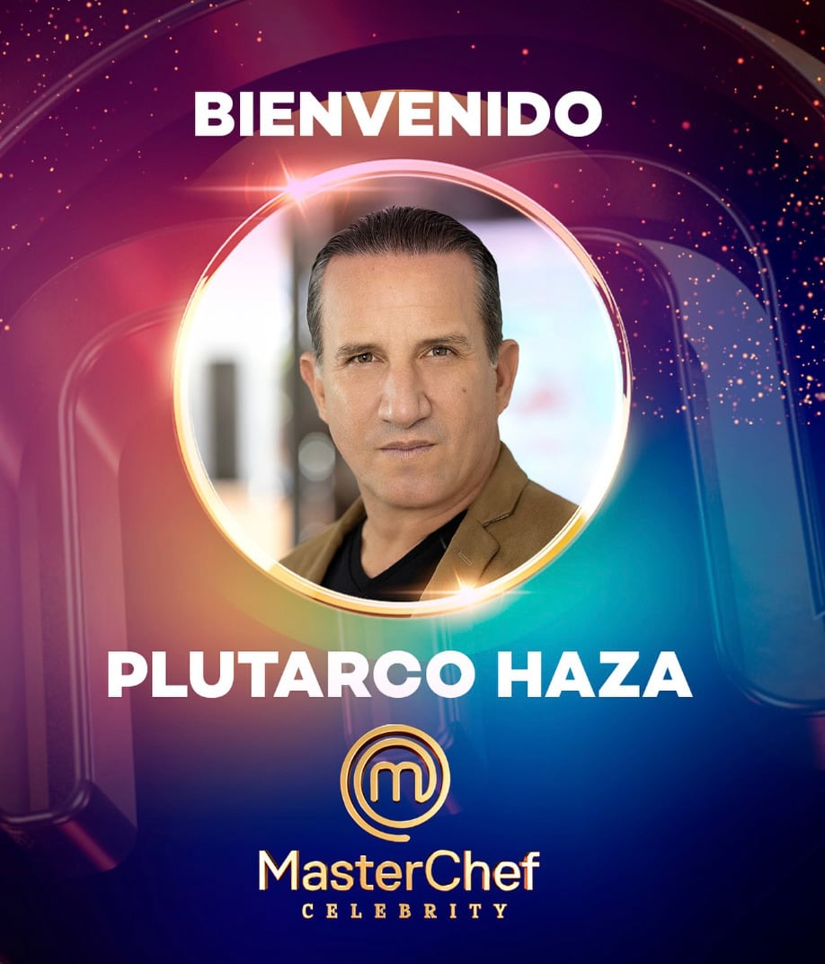 Plutarco Haza en Masterchef Celebrity