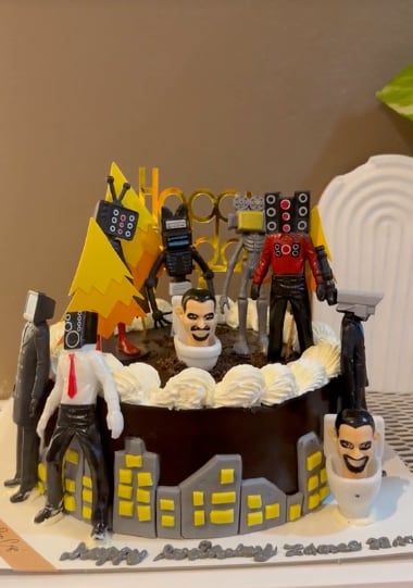 Pastel de Skibidi Toilet