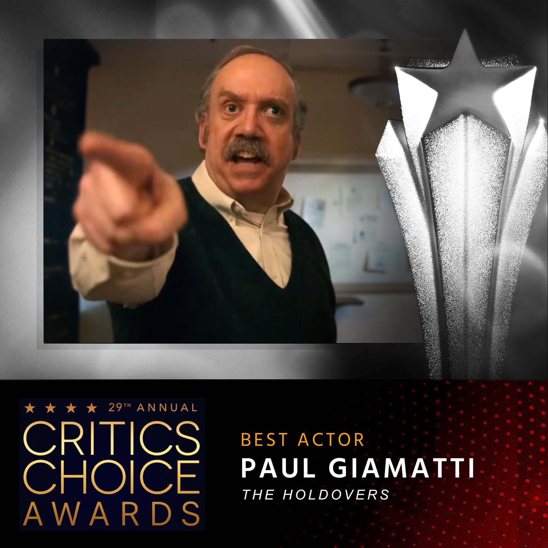 Paul Giamatti, ganador Critics Choice Awards 2024