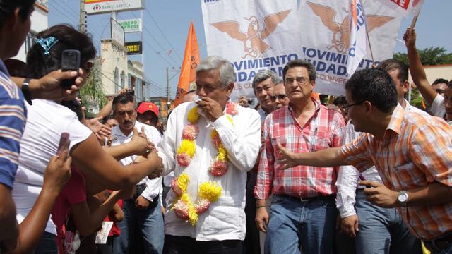 AMLO y Pío López Obrador