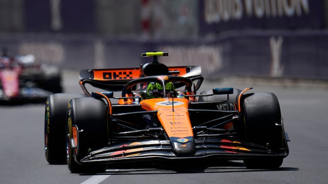 Lando Norris de McLaren en el Gran Premio de Mónaco.