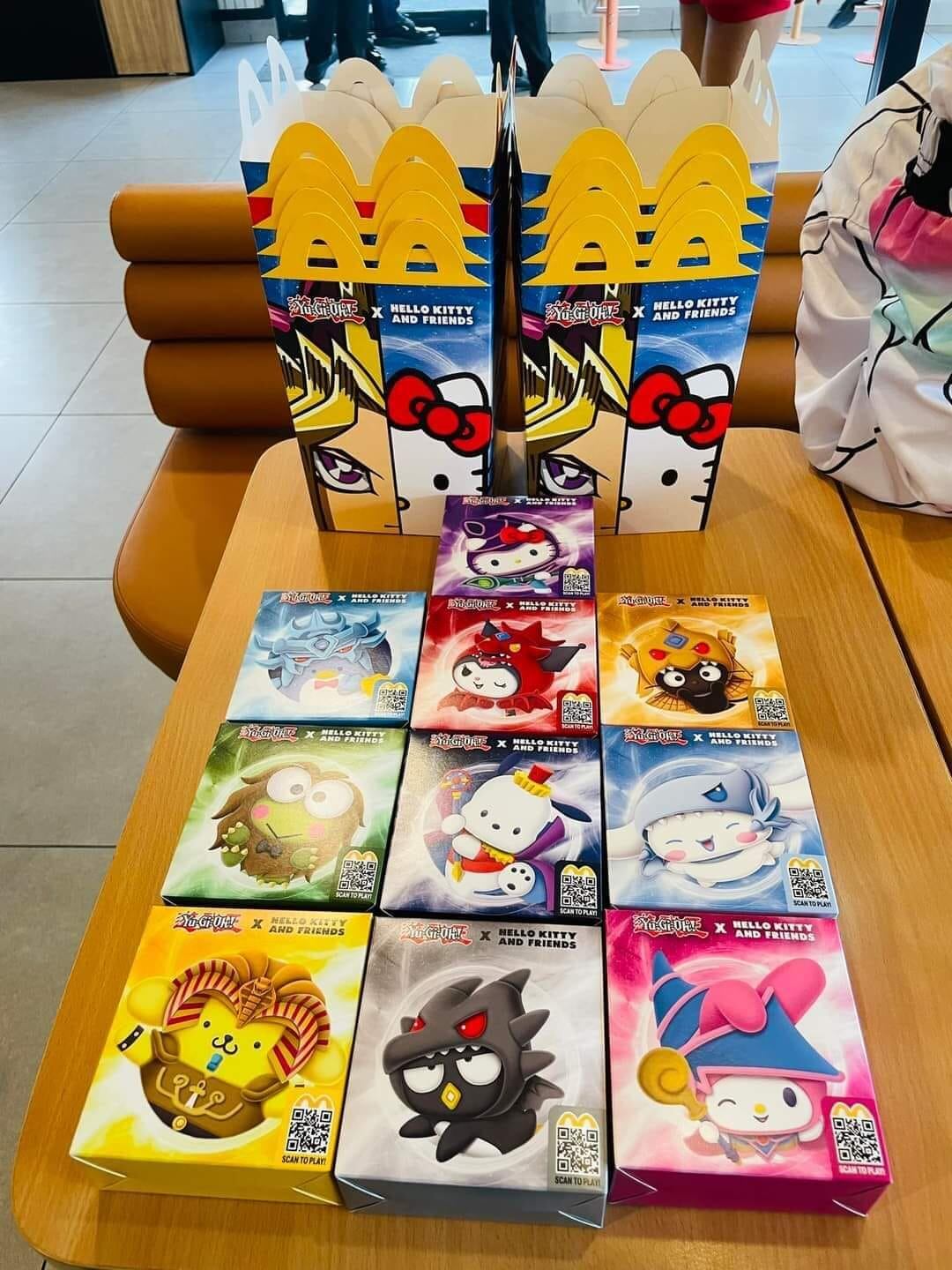 Hello Kitty y Yu-Gi-Oh! en la Cajita Feliz de McDonald’s