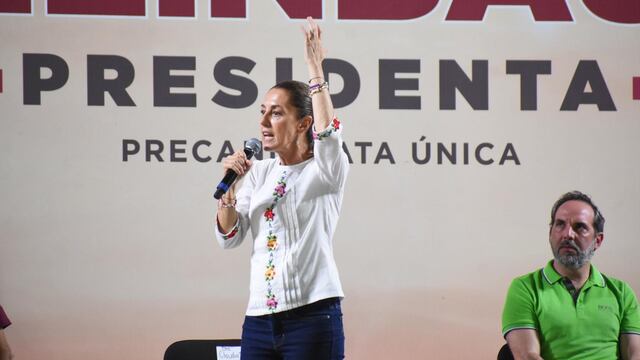 La precandidata presidencial de Morena Claudia Sheinbaum visitó el estado de Campeche