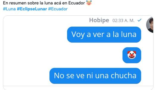 Memes "funan" a las nubes por tapar el eclipse lunar y la luna de sangre 2022
