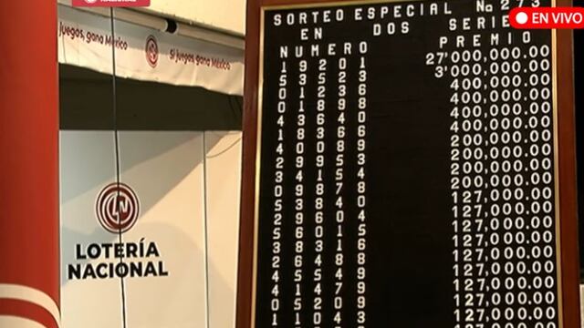 Resultados Sorteo Especial 273 de Lotería Nacional en vivo: ganadores de hoy 21 de abril