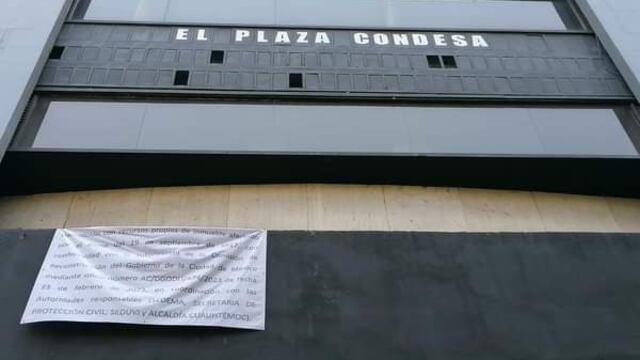 Plaza Condesa Todo apunta a que ya inició su demolición