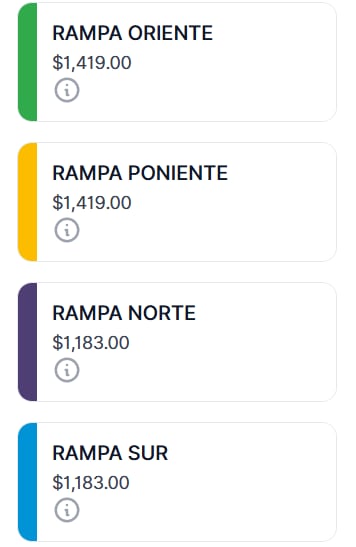 México vs Ghana, precios de boletos