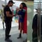 Video del policía que le impidió el paso a Memo Aponte y su séquito disfrazados para ver Deadpool y Wolverine