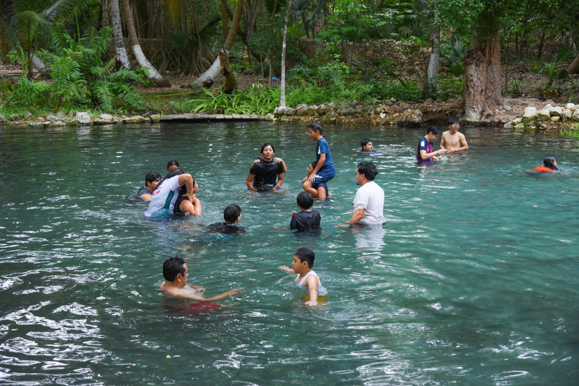Familias en Campeche disfrutando vacaciones de Semana Santa 2026