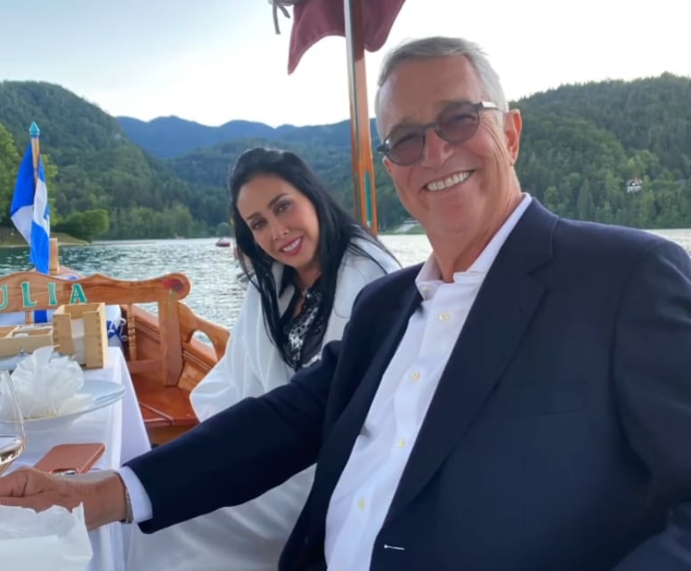 Ricardo Salinas Pliego y su esposa Maria Laura Medina