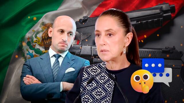 Claudia Sheinbaum no debatirá con Stephen Miller por sus declaraciones sobre narcotráfico