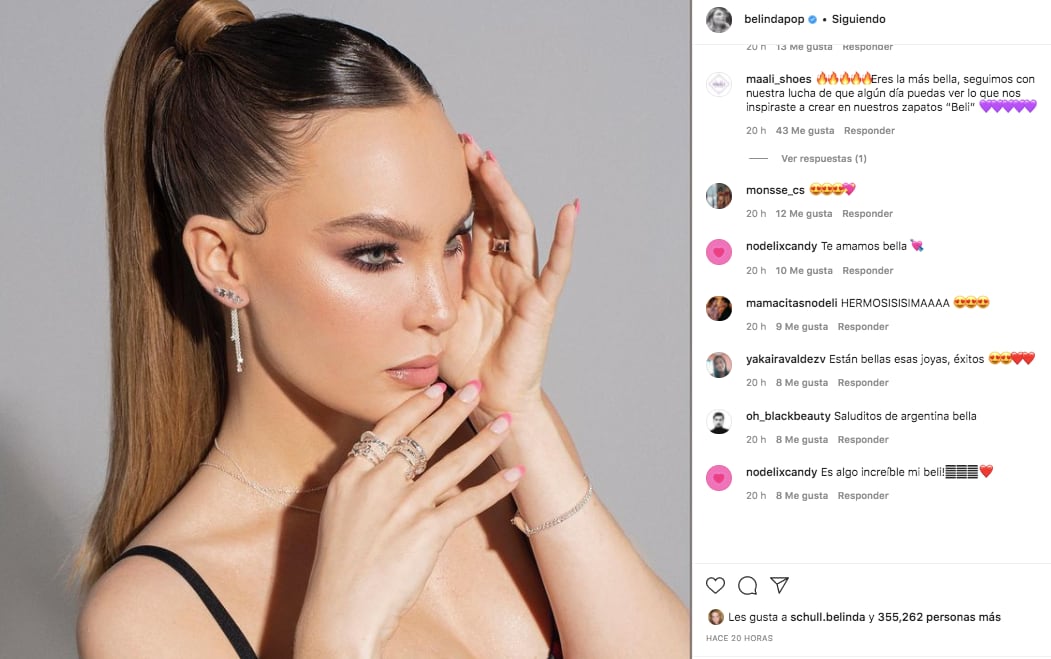 Belinda colabora con Tous