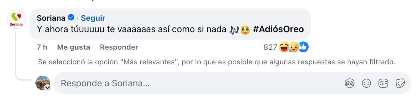 Despedida Oreo de México